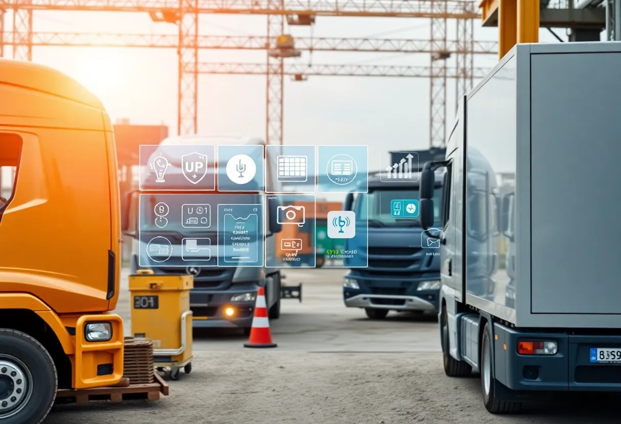 Fleet management system in construction industry