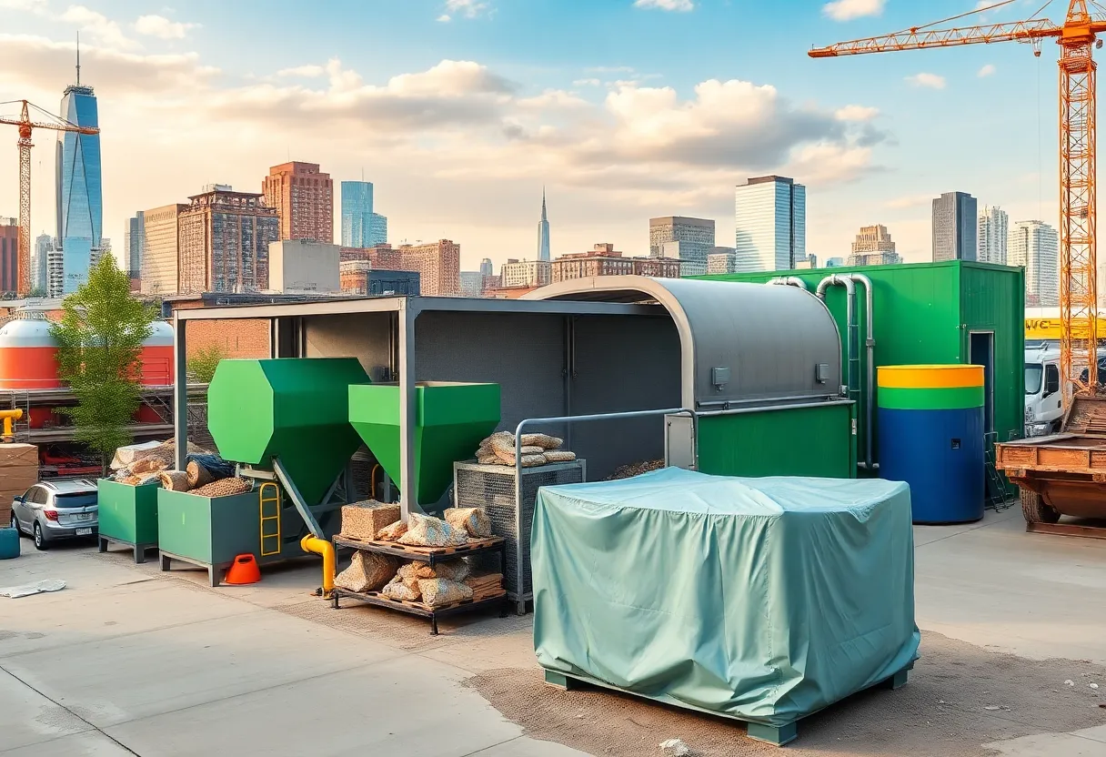 State-of-the-art construction waste recycling facility in Long Island